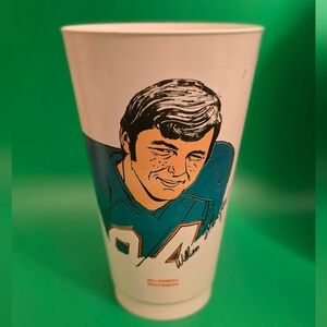 Miami Dolphins Bill Stanfill, 7-Eleven Plastic Slurper Cup